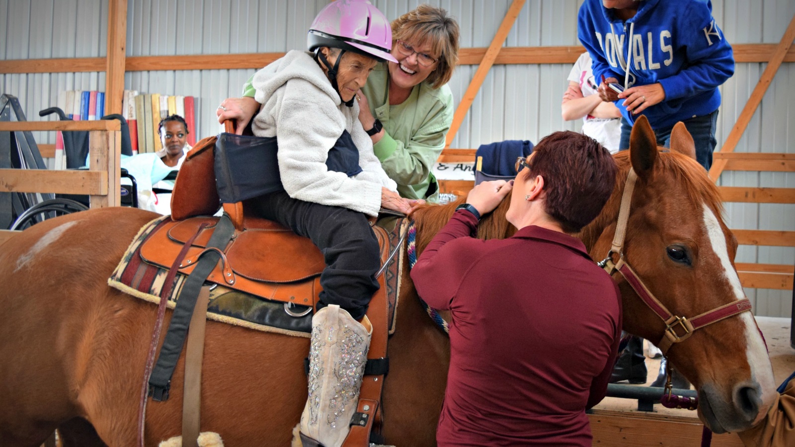 horseback riding hospice patient